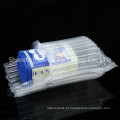 Sacos de coluna de ar de plástico transparente com dez colunas para leite em pó de 900g